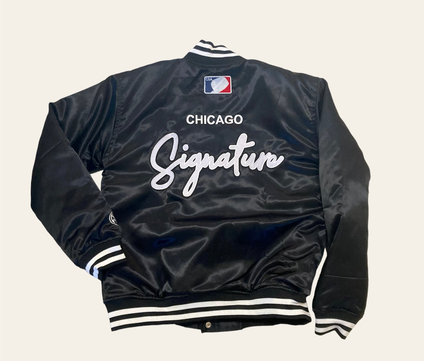 CHICAGO BLACK CHI SIGNATURE STARTER JACKET