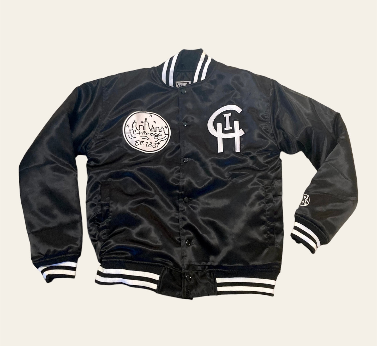 CHICAGO BLACK CHI SIGNATURE STARTER JACKET