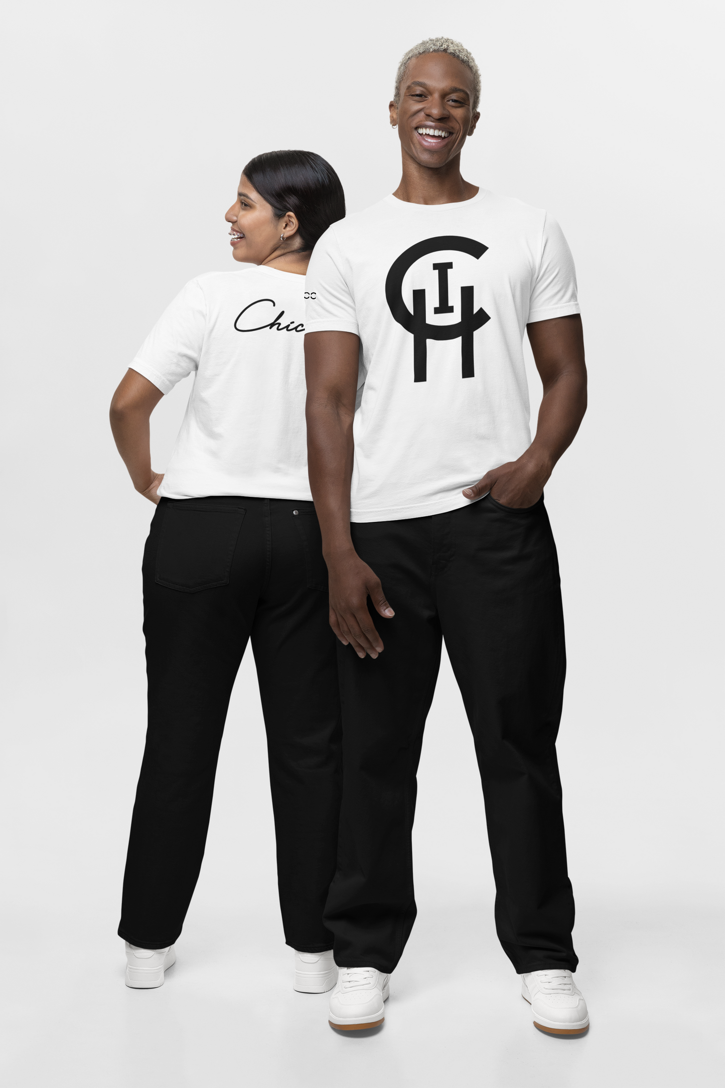 CHICAGO CHI WHITE LOGO TEE