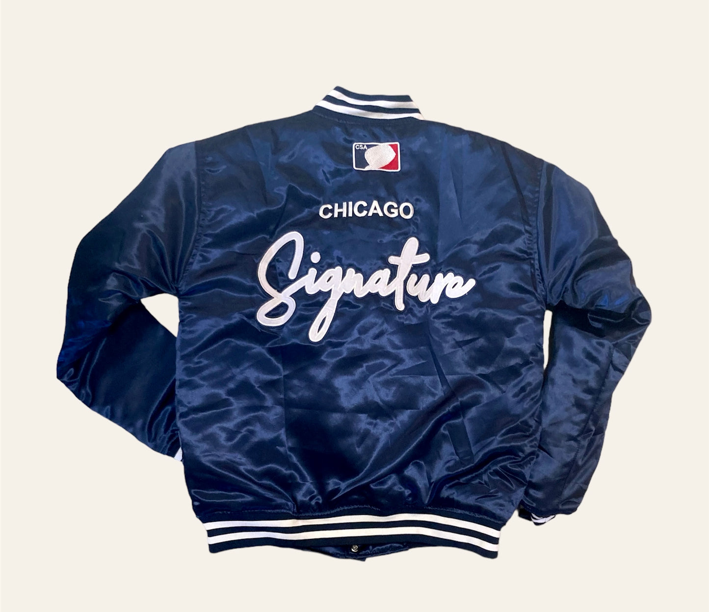 CHICAGO NAVY CHI SIGNATURE STARTER JACKET