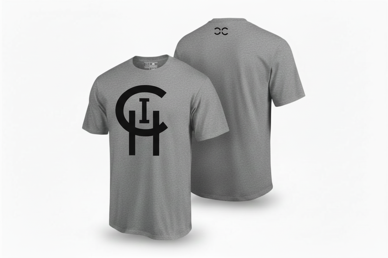 SPORT GRAY CLASSIC LOGO TEE Chi Signature