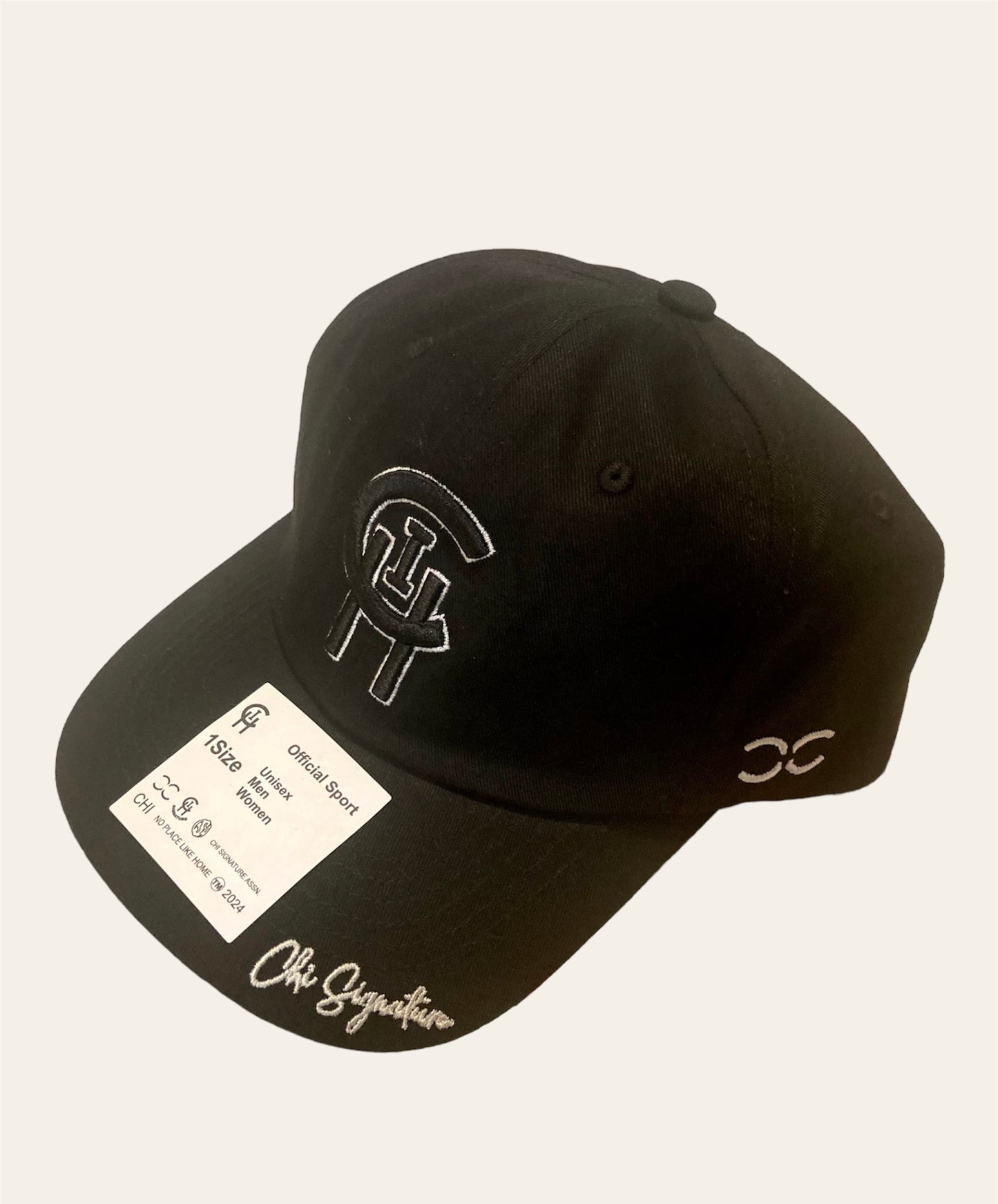 CHI BLACK DAD HAT