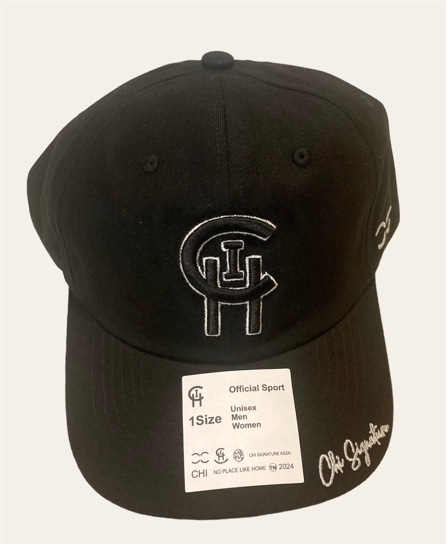 CHI BLACK DAD HAT