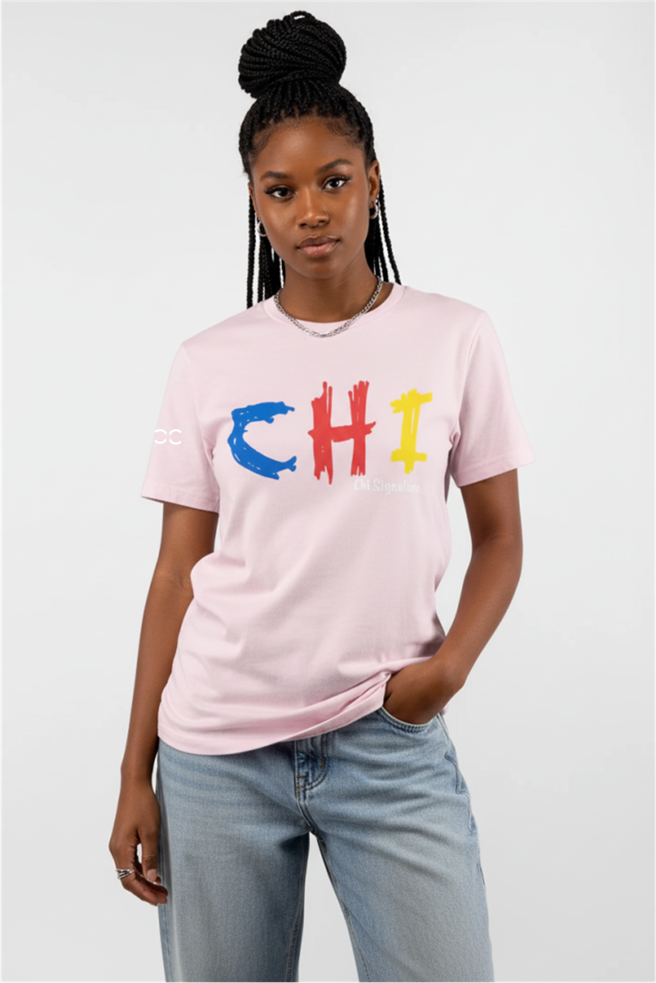 THE COLOR OF CHI PINK TEE