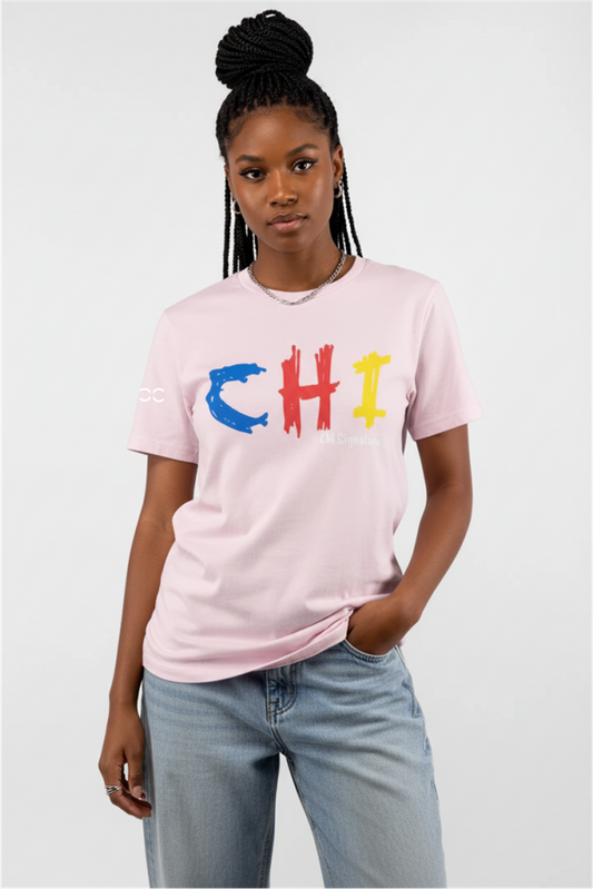 THE COLOR OF CHI PINK TEE