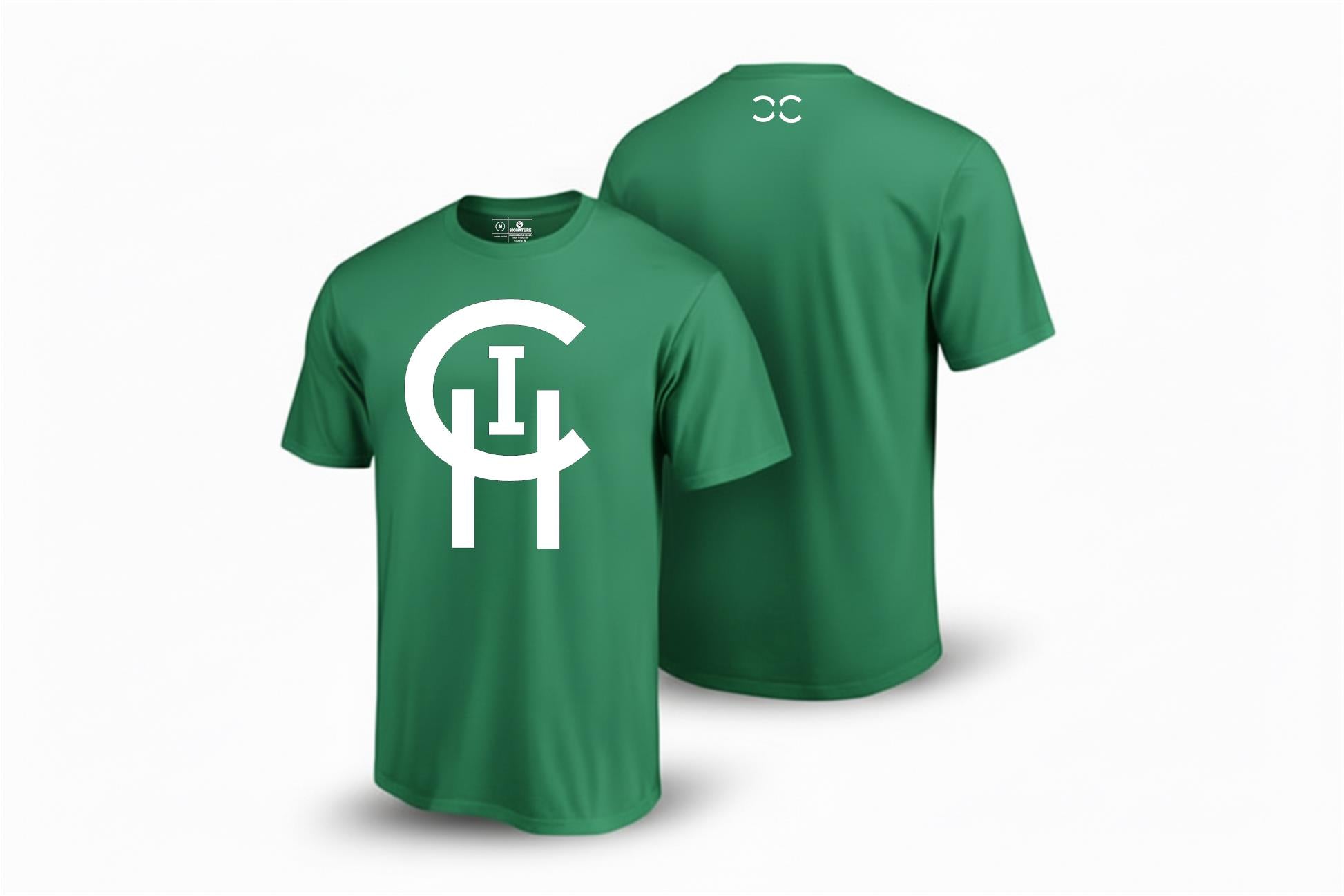 KELLY GREEN CLASSIC LOGO TEE Chi Signature