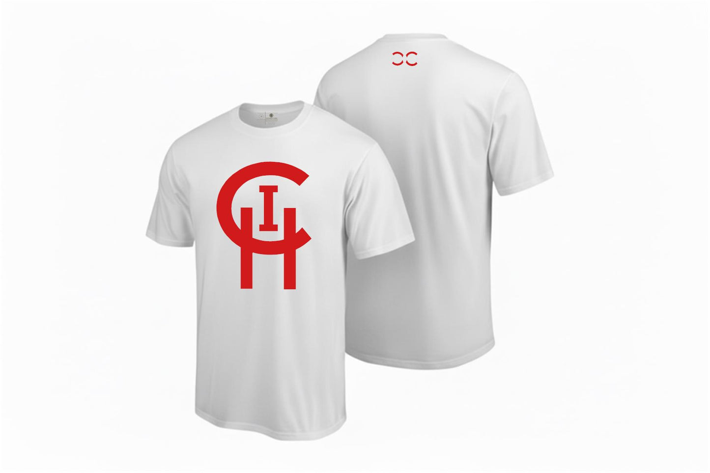 WHITE CLASSIC LOGO TEE CHI SIGNATURE