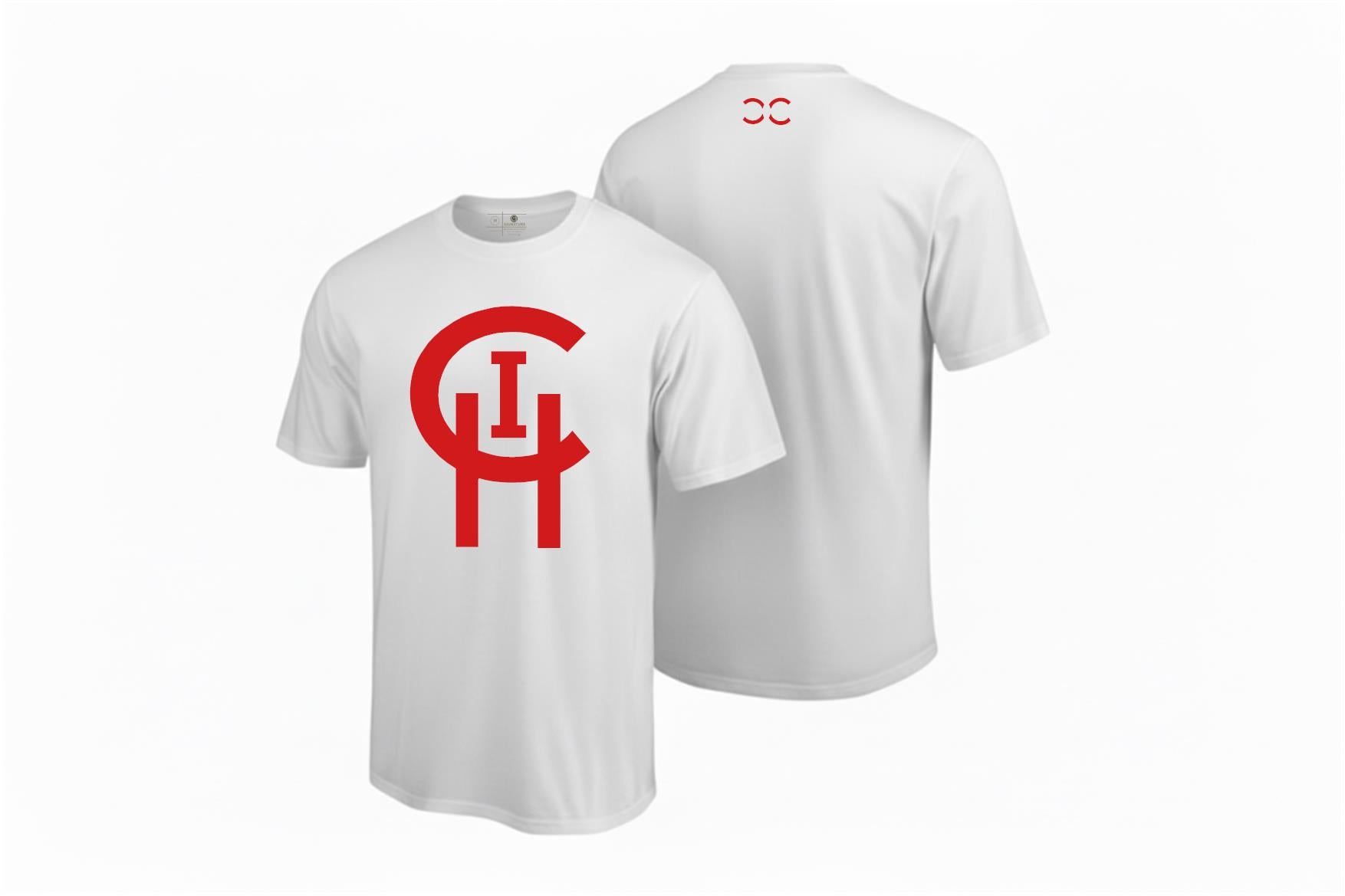 WHITE CLASSIC LOGO TEE CHI SIGNATURE