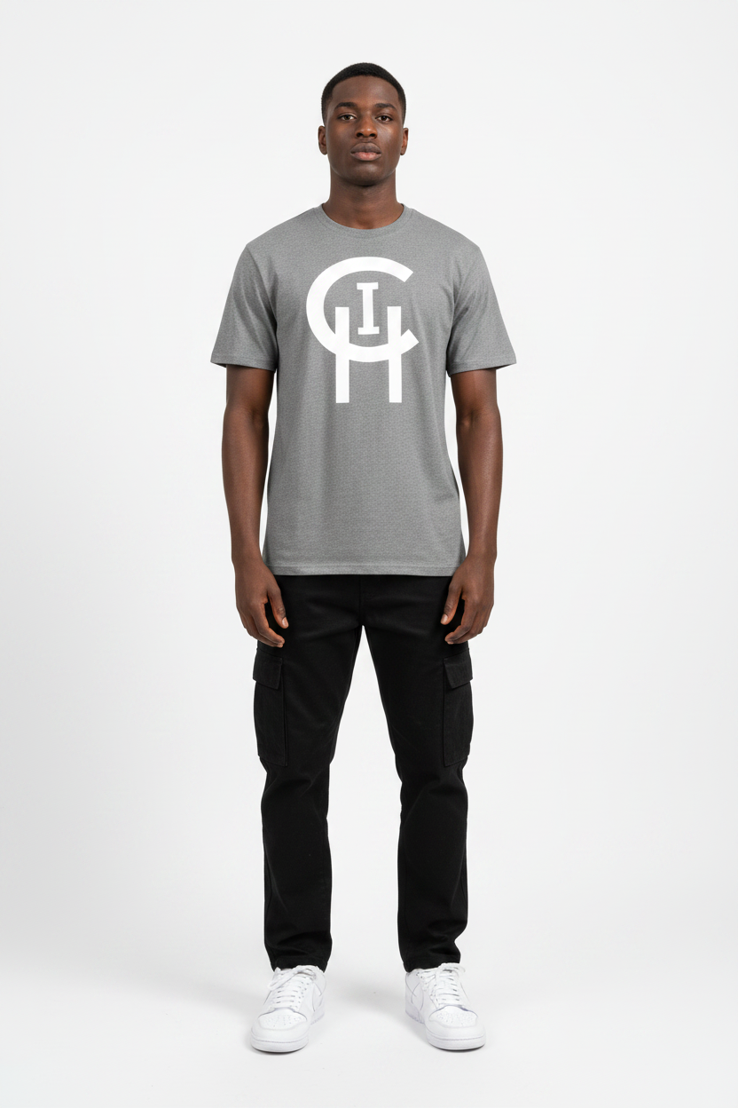 SPORT GRAY CLASSIC LOGO TEE Chi Signature
