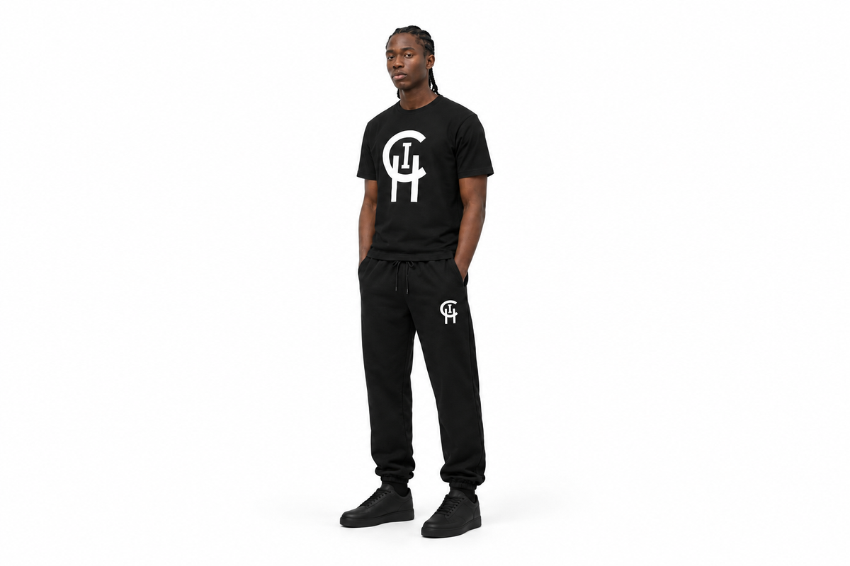 CLASSIC LOGO BLACK TEE CHI SIGNATURE