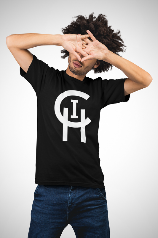 BLACK LOGO TEE