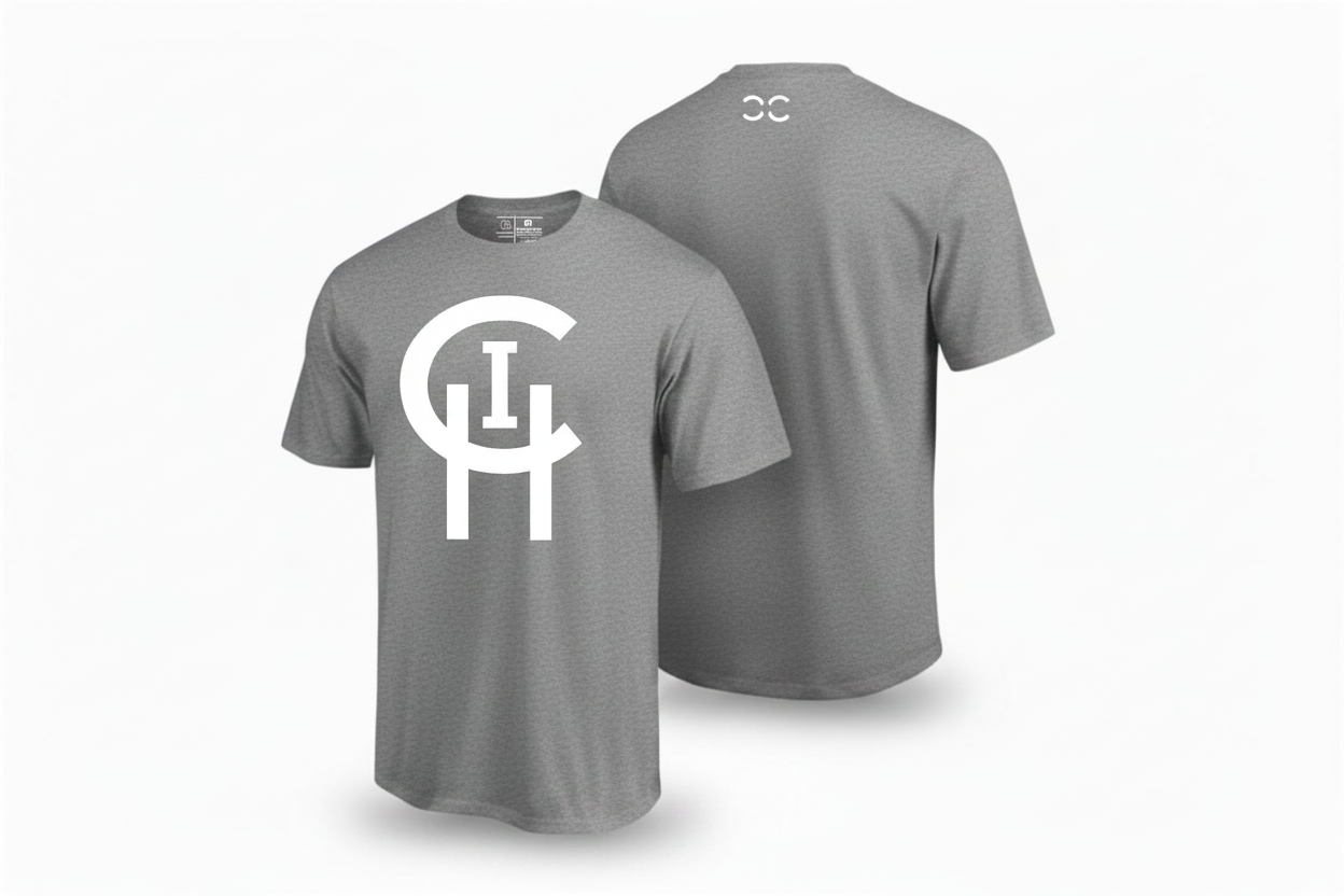 SPORT GRAY CLASSIC LOGO TEE Chi Signature
