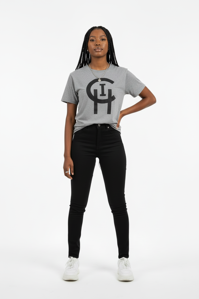 SPORT GRAY CLASSIC LOGO TEE Chi Signature