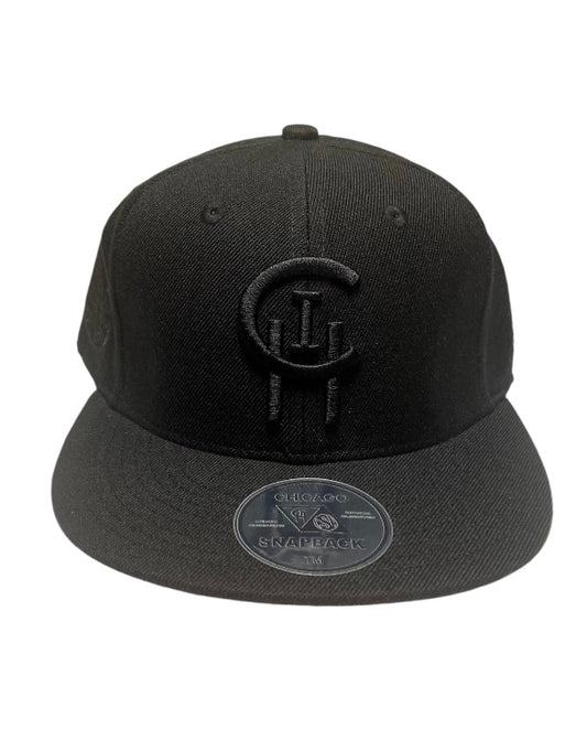 BLACK ON BLACK CHI SIGNATURE SNAPBACK