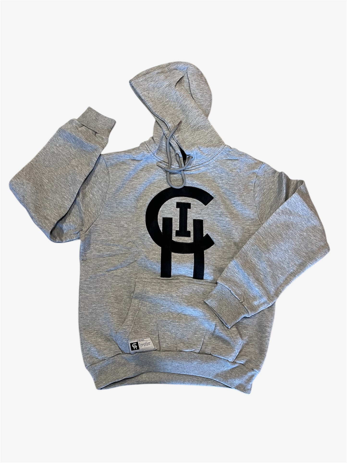 HEATHER SPORT LOGO HOODIE