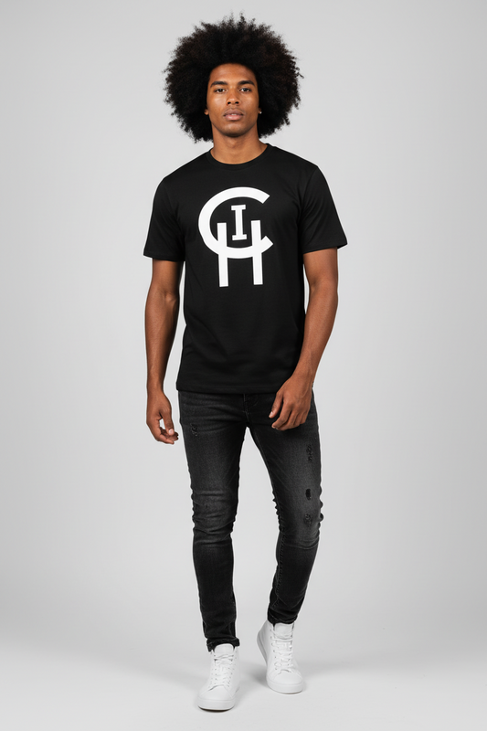 BLACK CLASSIC  LOGO TEE Chi Signature