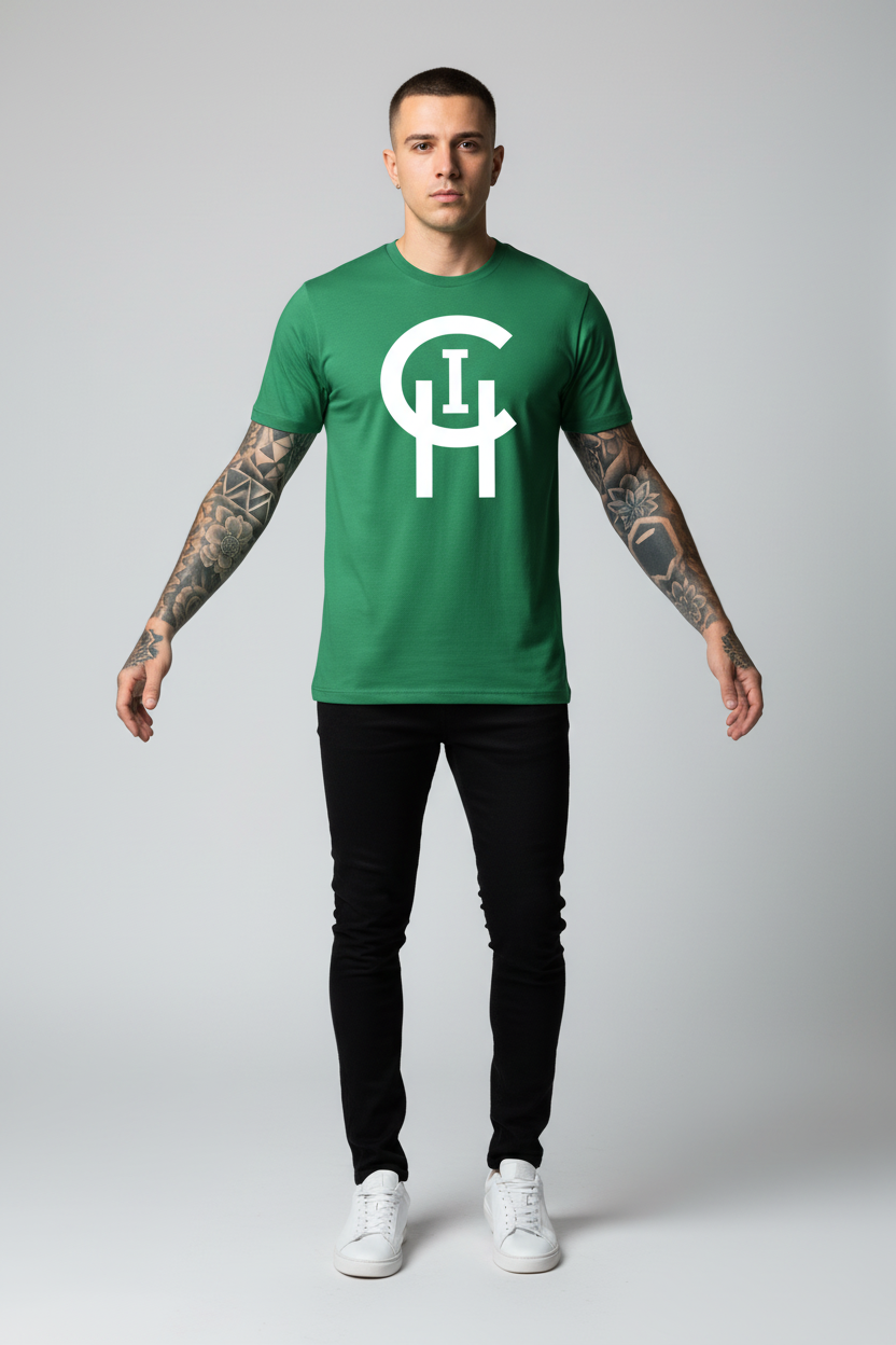 KELLY GREEN CLASSIC LOGO TEE Chi Signature