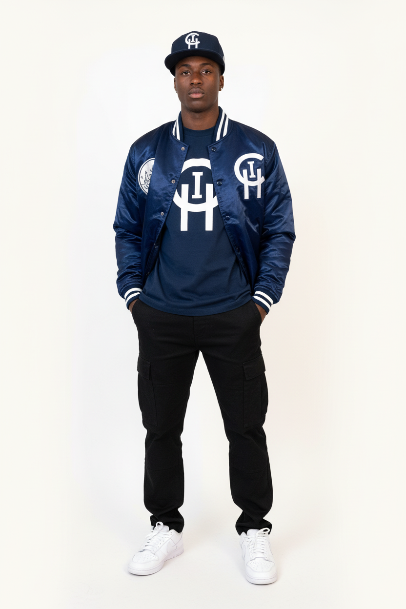 CHICAGO NAVY CHI SIGNATURE STARTER JACKET Chi Signature