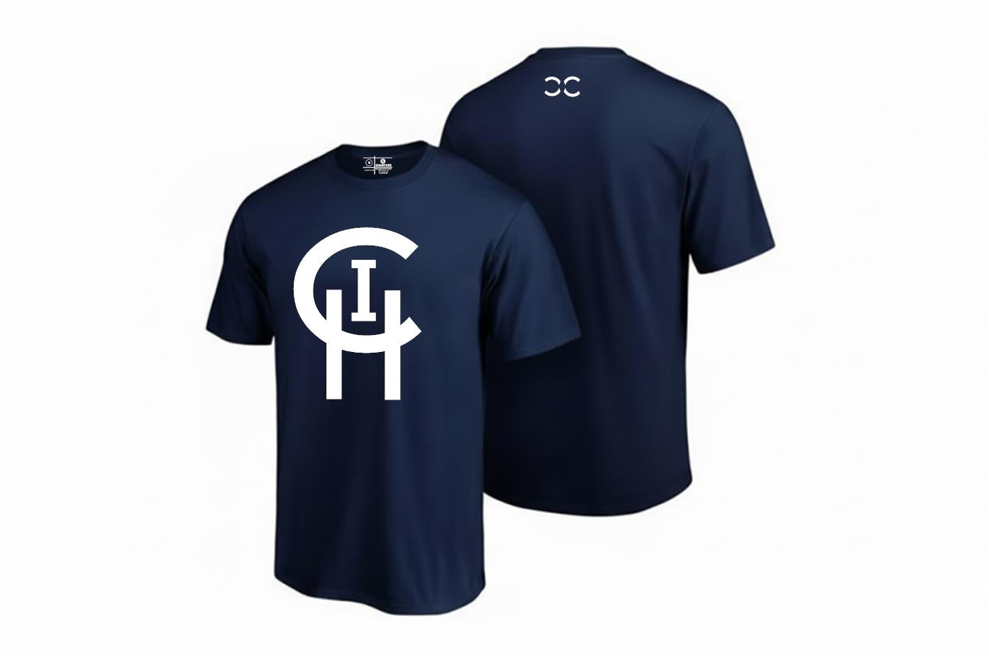 NAVY BLUE CLASSIC LOGO TEE CHI SIGNATURE