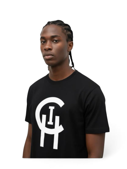 CLASSIC LOGO BLACK TEE CHI SIGNATURE