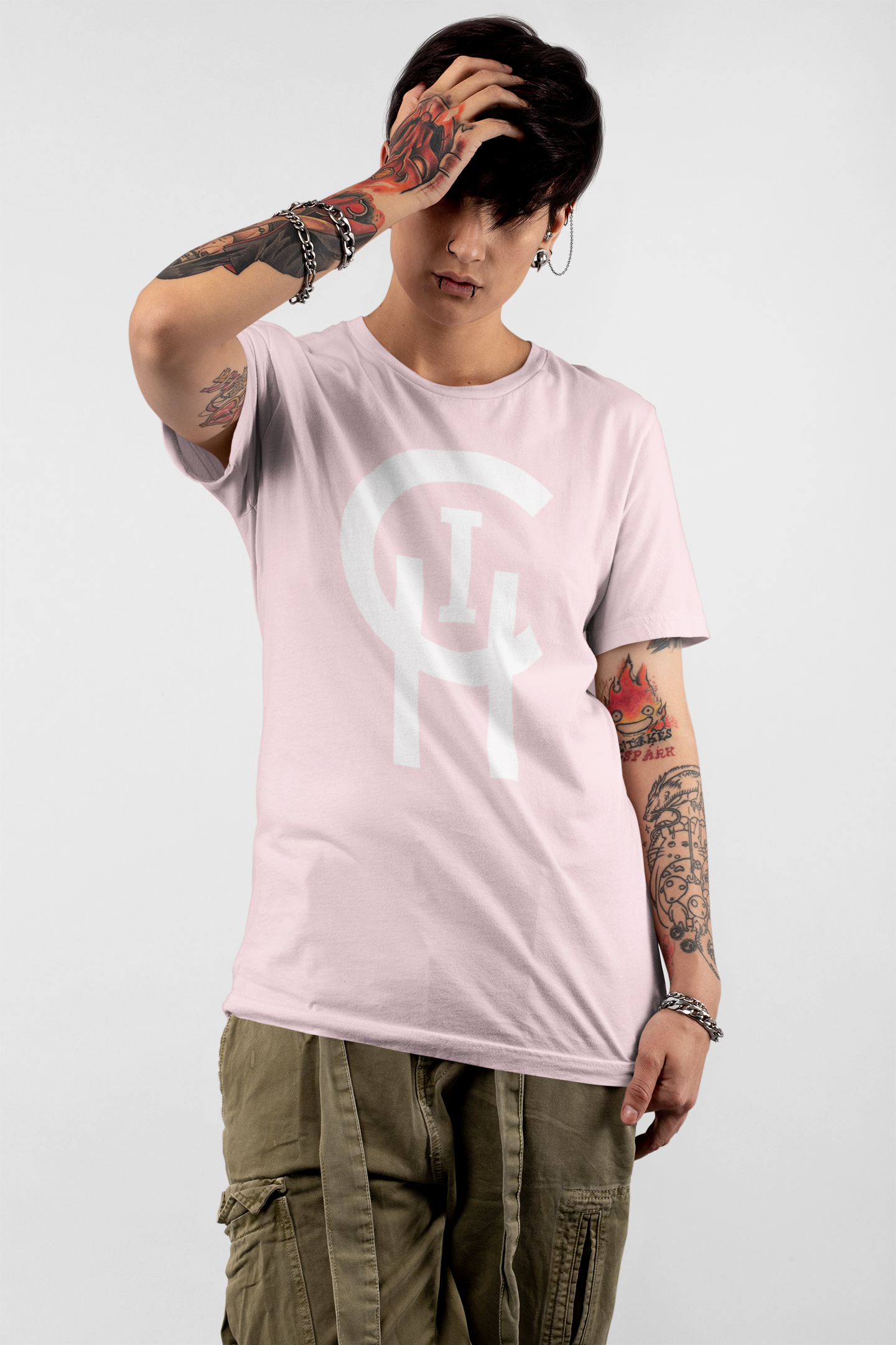 PINK LOGO TEE
